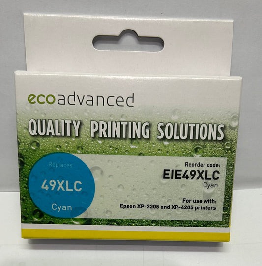 Compatible Epson 49XL Cyan Ink Cartridge