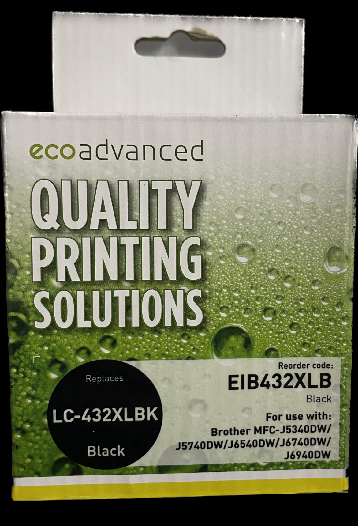 Eco Advanced Compatible Brother 432XL Black Ink Cartridge