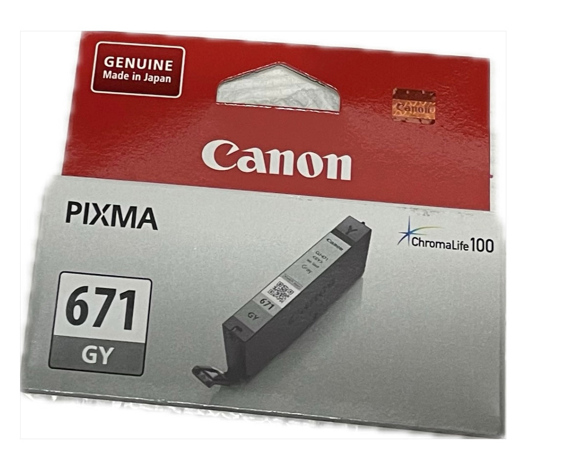 Canon CLI 671 Grey Ink Cartridge  (OEM)