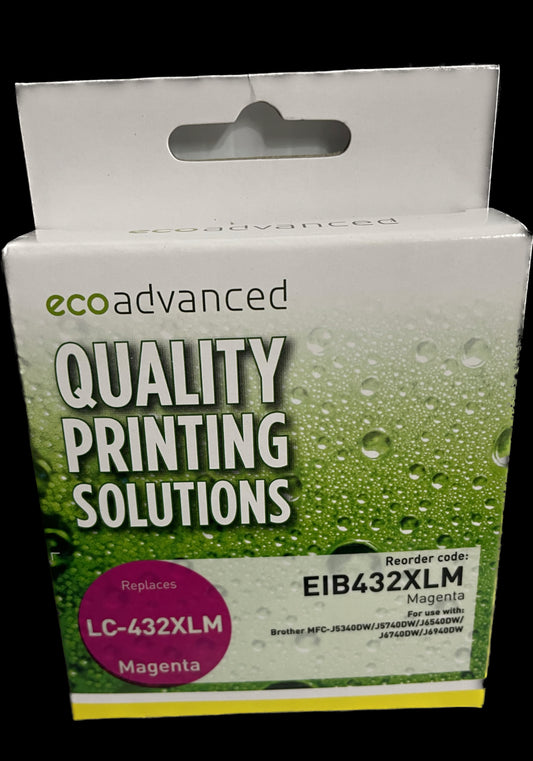 Eco Advanced Compatible Brother 432XL Magenta Ink Cartridge