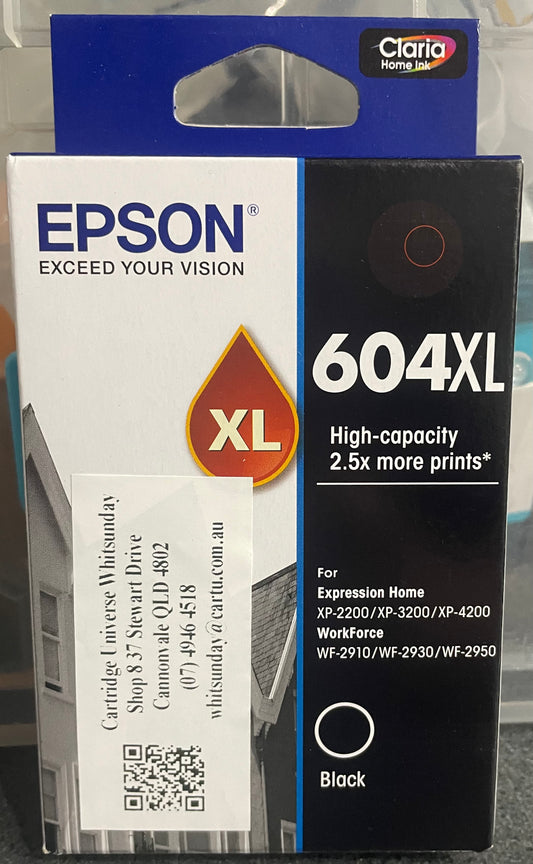 Epson 604XL Black Ink Cartridge (OEM)