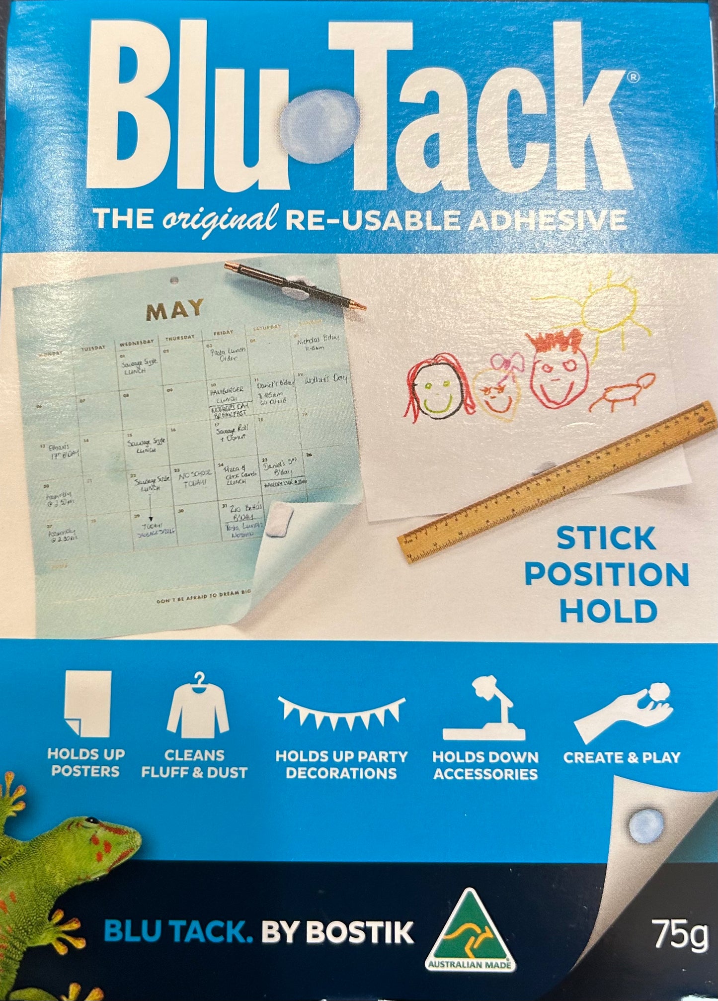 Bostik Blu Tack 75g Packet