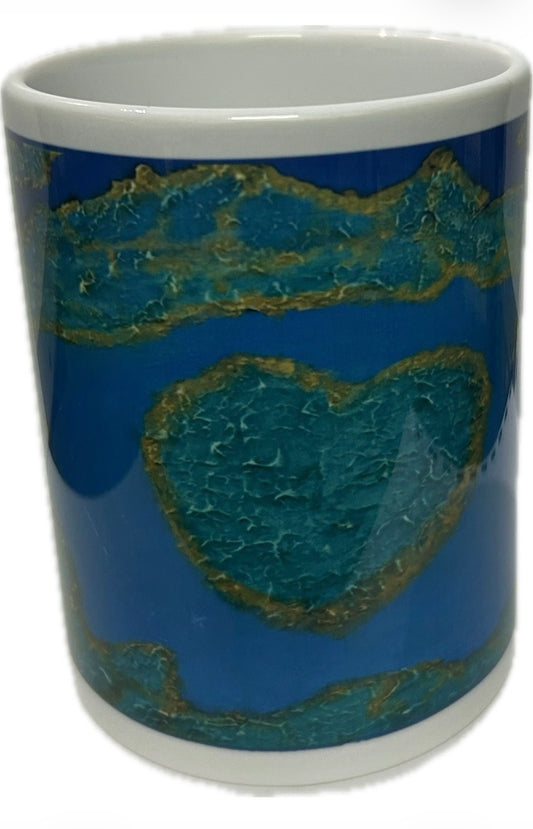 12 oz Mug: "The Heart Of The Reef" Design by Beth Walters