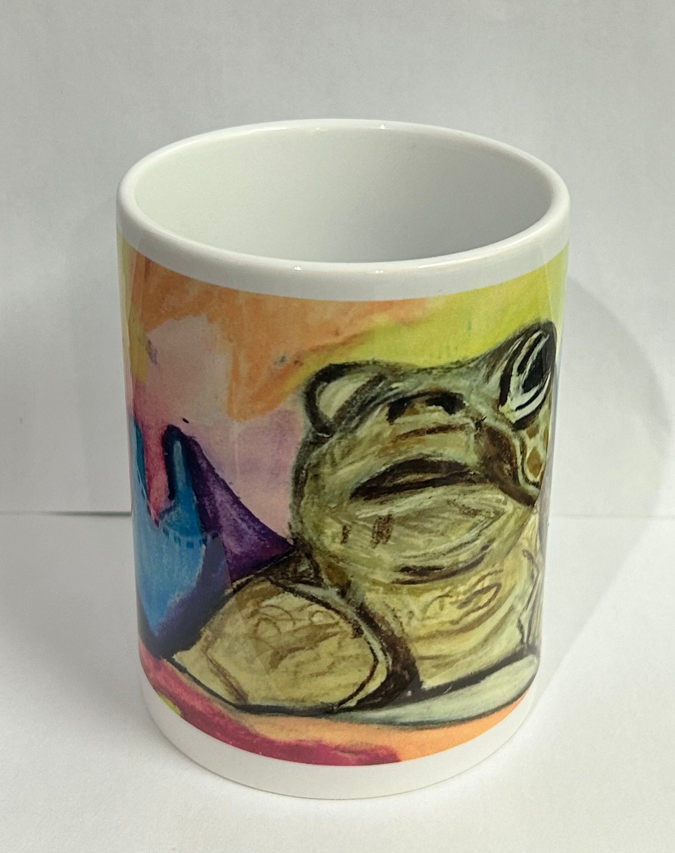 12 oz Mug: "Colourful Turtle" Design by Beth Walters