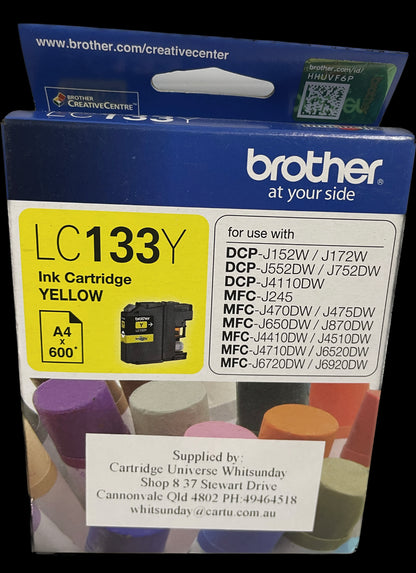 Brother LC 133 Yellow (OEM)