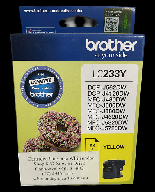 Brother LC 233 Yellow (OEM)