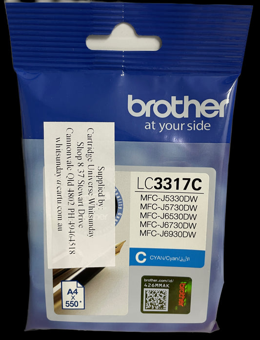 Brother LC 3317 Cyan  (OEM)