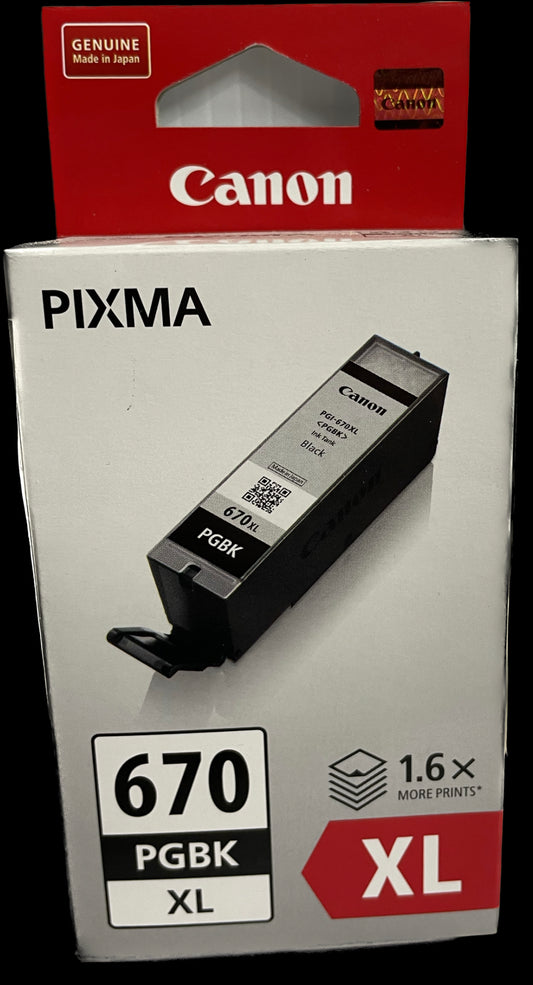 Canon PG 670 XL Black OEM Ink Cartridge