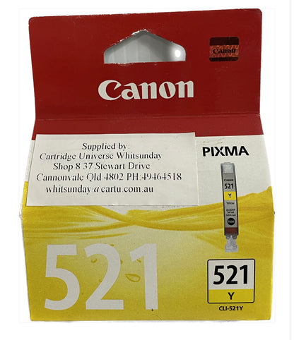 Canon OEM CLI 521 Yellow Ink Cartridge