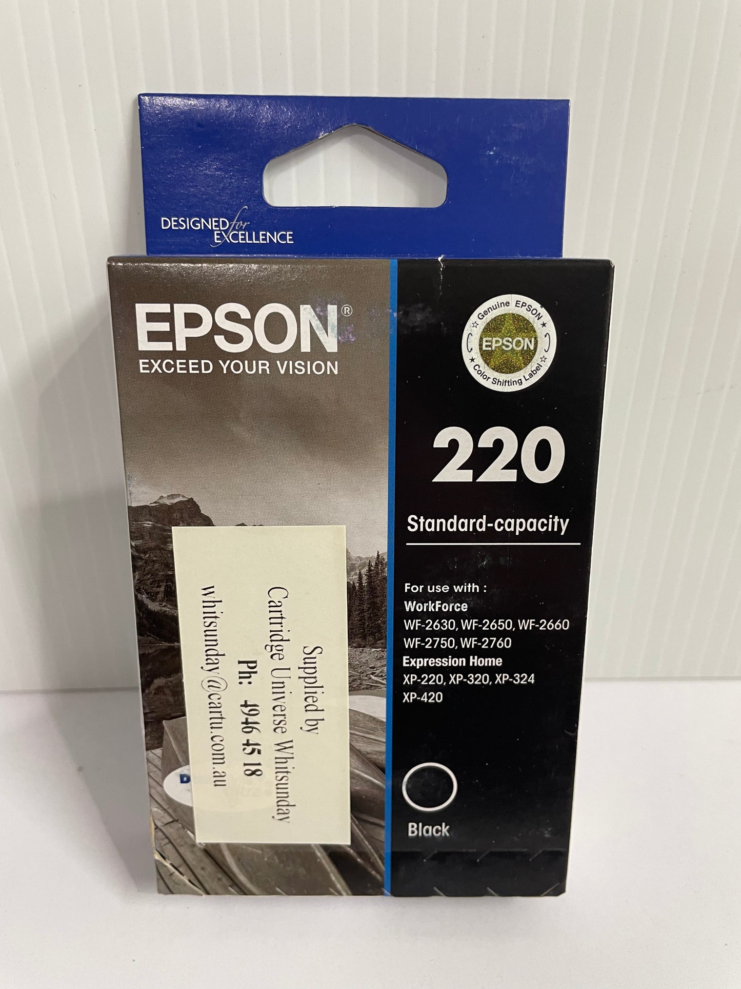 Epson 220 Black OEM Ink Cartridge